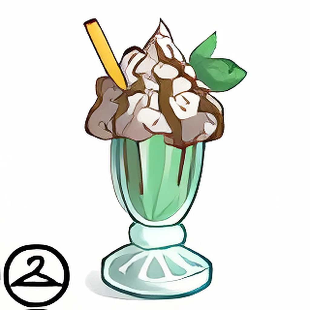Mint Chocolate Chip Milkshake