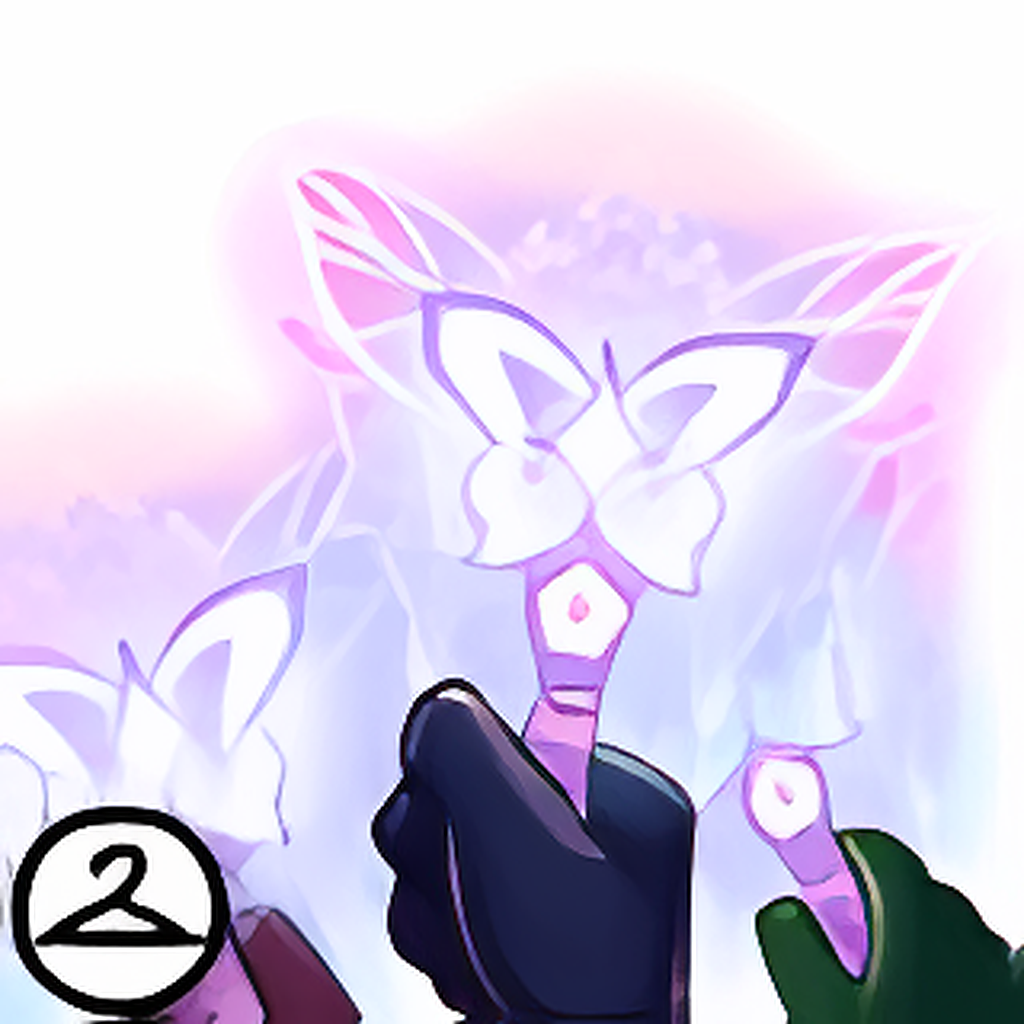 Neon Faerie Popstar Lightsticks Foreground