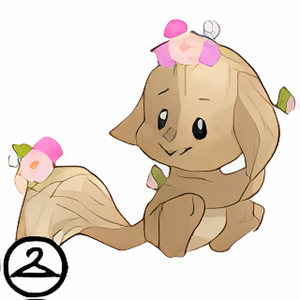Prismatic Peony: Blooming Woodland Kacheek
