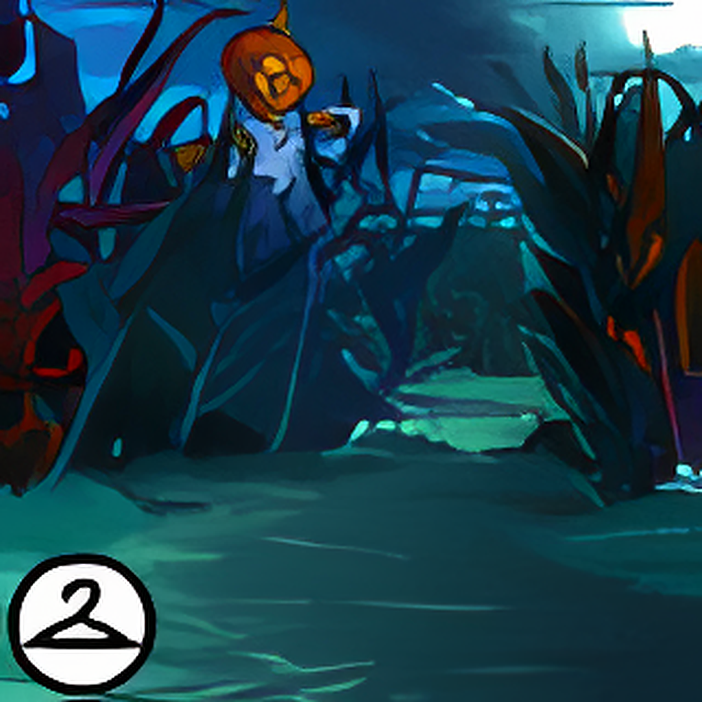 MME28-B: Haunted Corn Maze Background