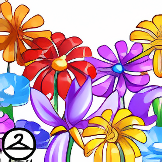 Glass Flowers Foreground