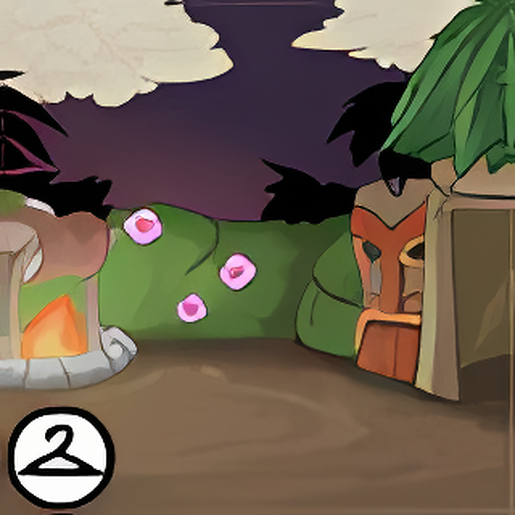Mystery Island Luau Background