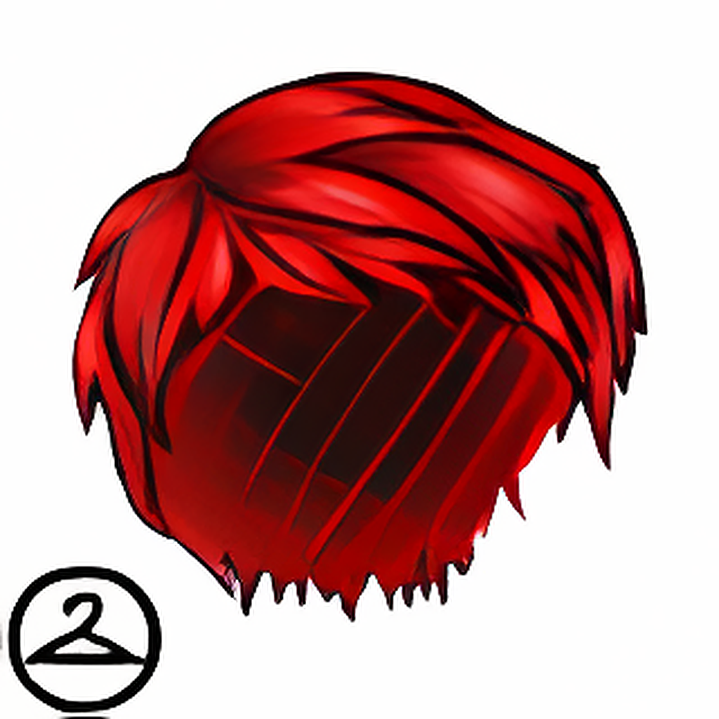 Dyeworks Red: Blonde Gladiator Wig