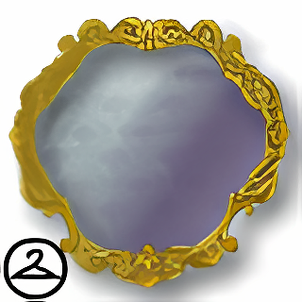 Dyeworks Gold: Ornate Mirror Reflection