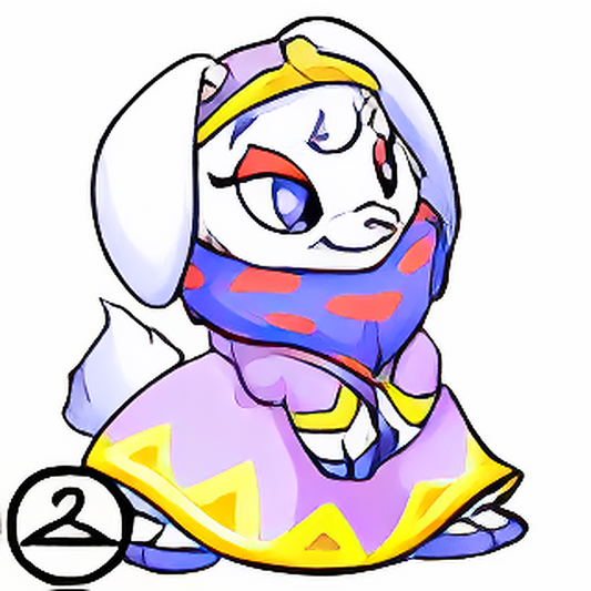 Prismatic Mirage: Nostalgic Royalgirl Cybunny