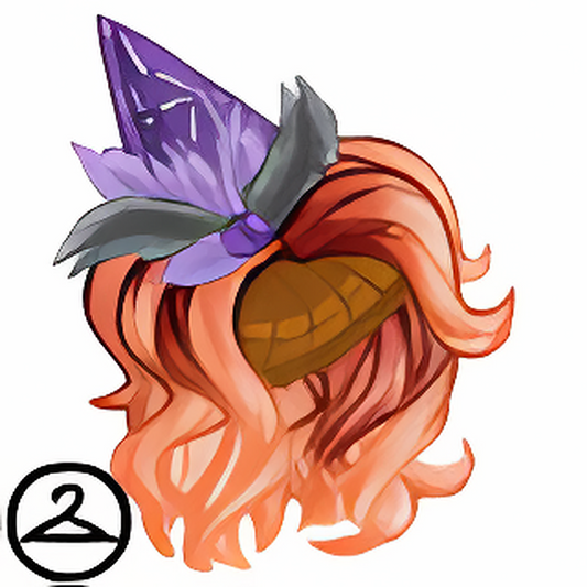 Dyeworks Orange: New Year Celebration Wig