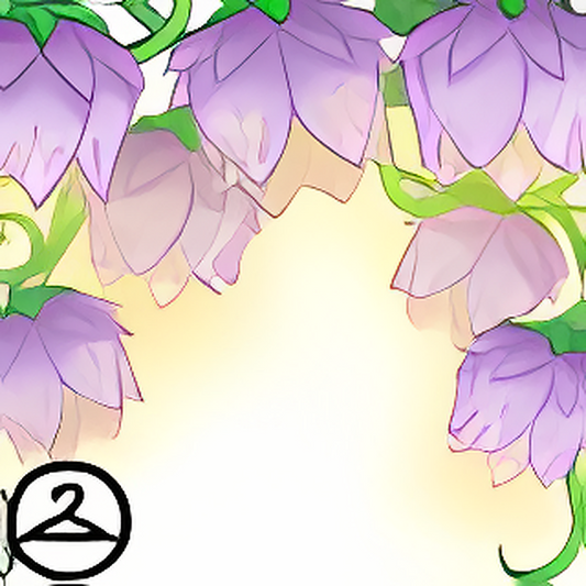 Dyeworks Lavender: Flowering Vine String Lights