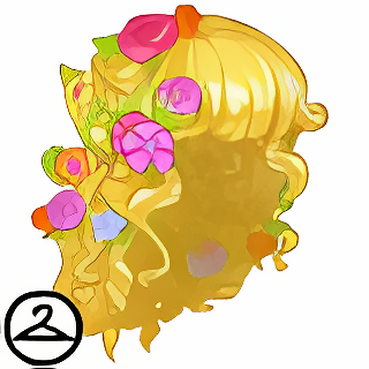Spring Flower Wig