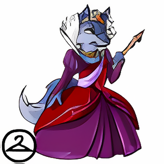 Prismatic Mirage: Nostalgic Royalgirl Lupe