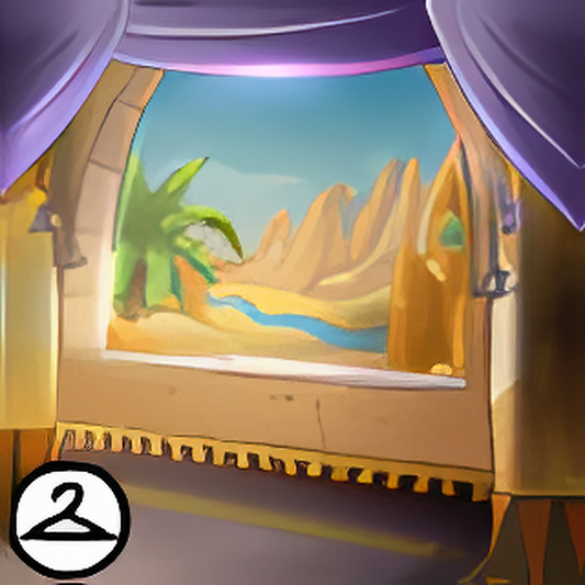 Lost Desert Palace View Background