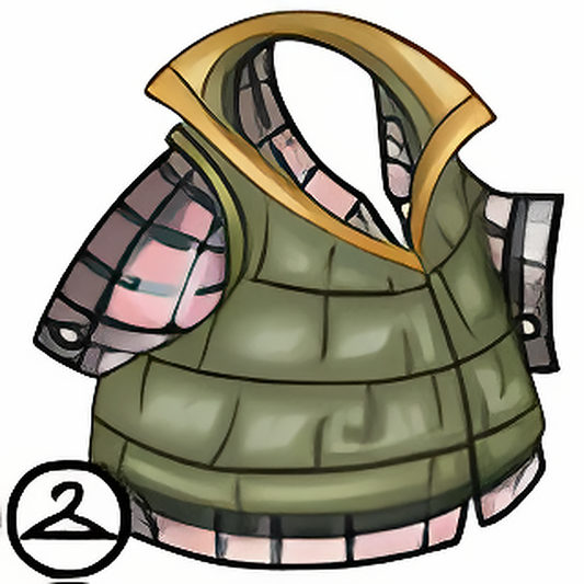 Puffy Vest and Gingham Shirt