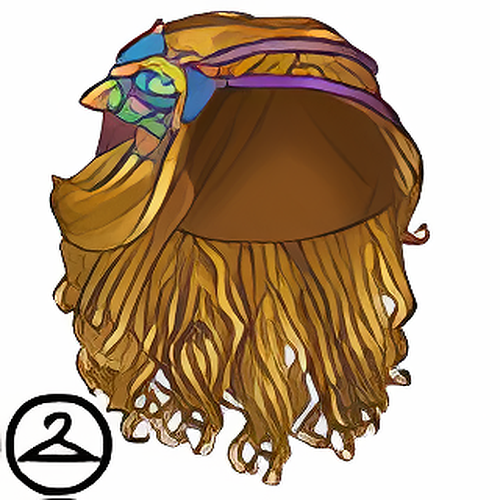 MME11-S3b: Rainbow Carmariller Wig