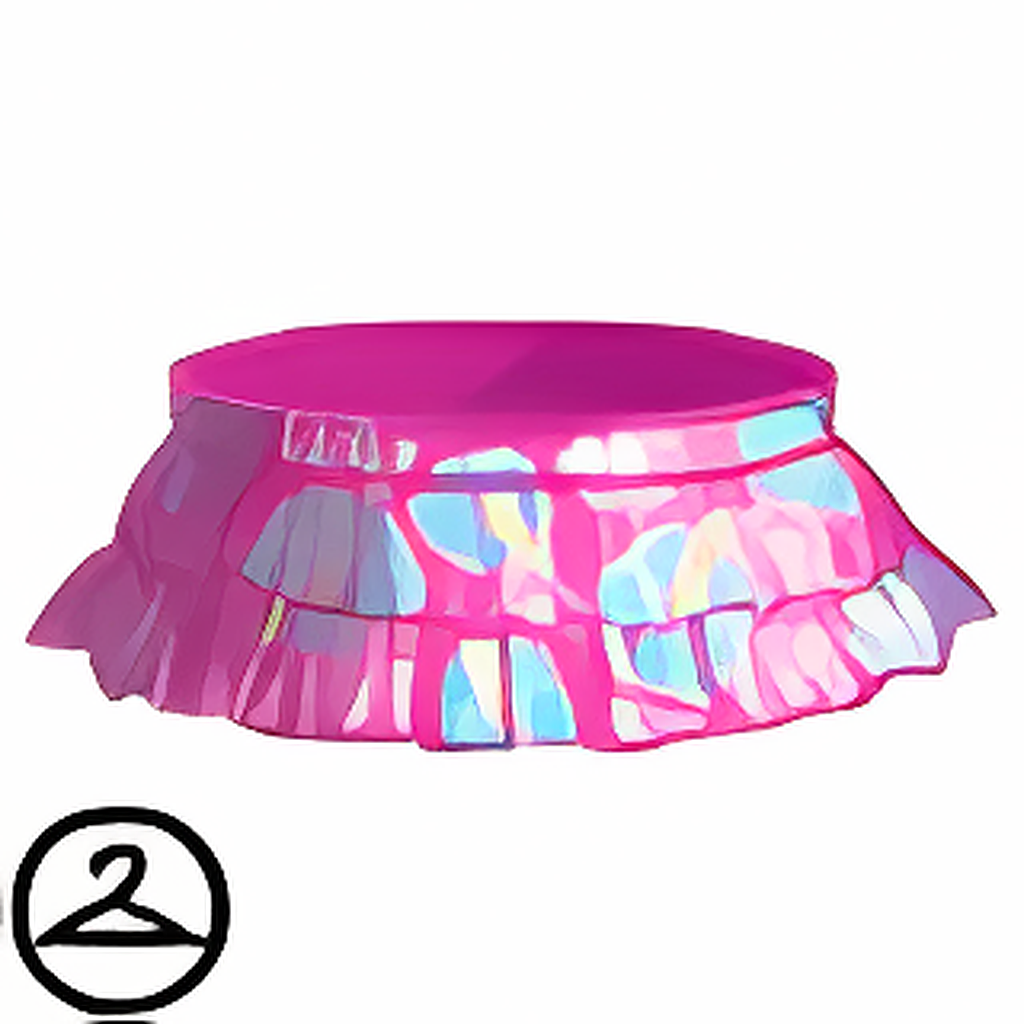 Tropical Ruffled Skirt