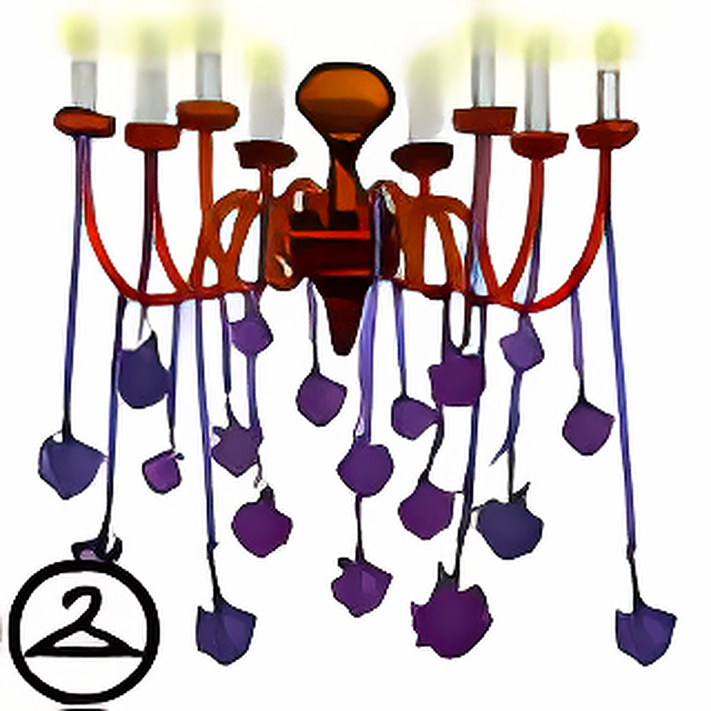 Dead Roses Chandelier