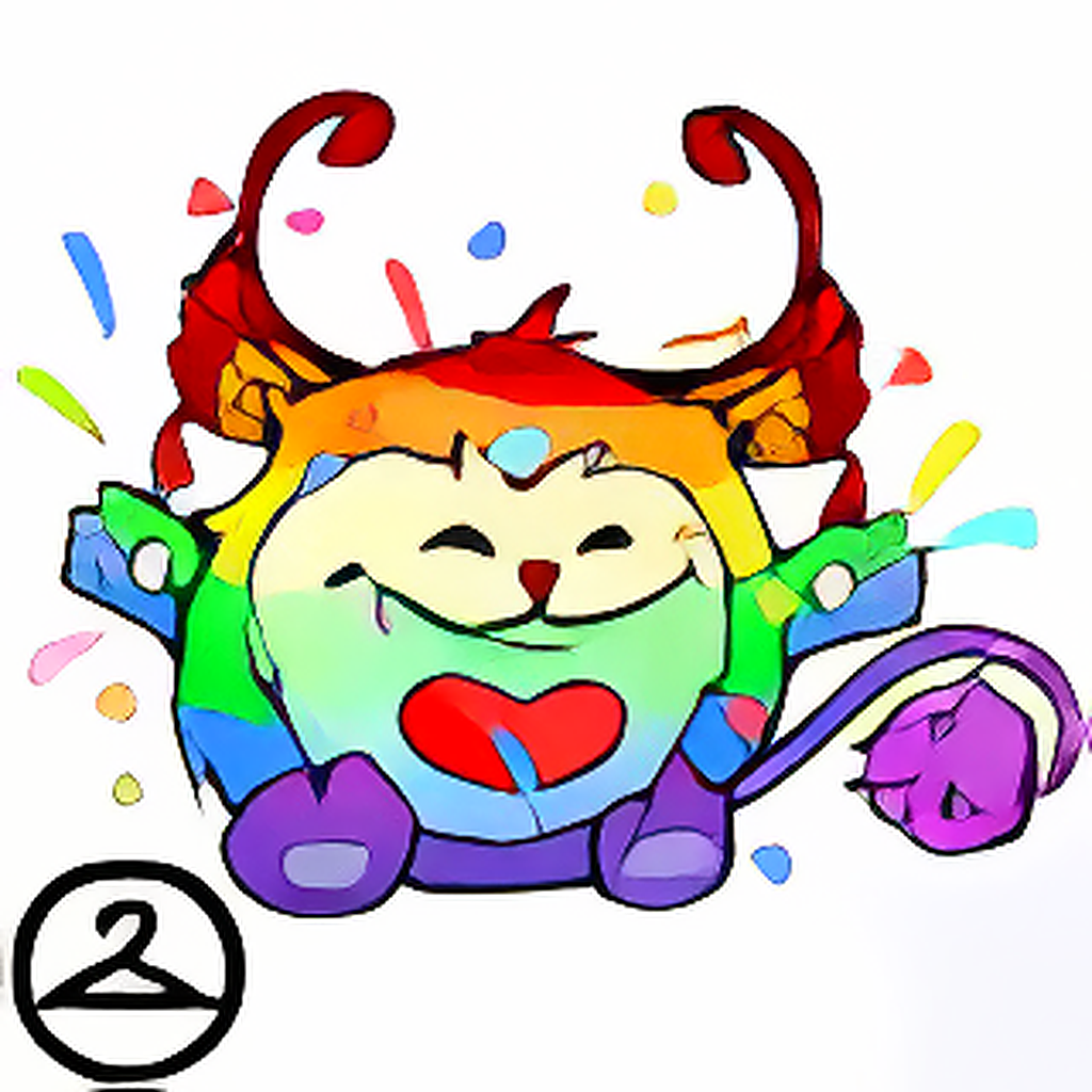 Rainbow Pikis Petpet Companion