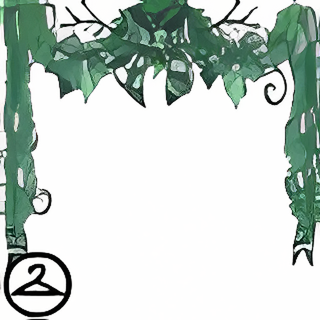 Dyeworks Green: Dreary Holiday Garland
