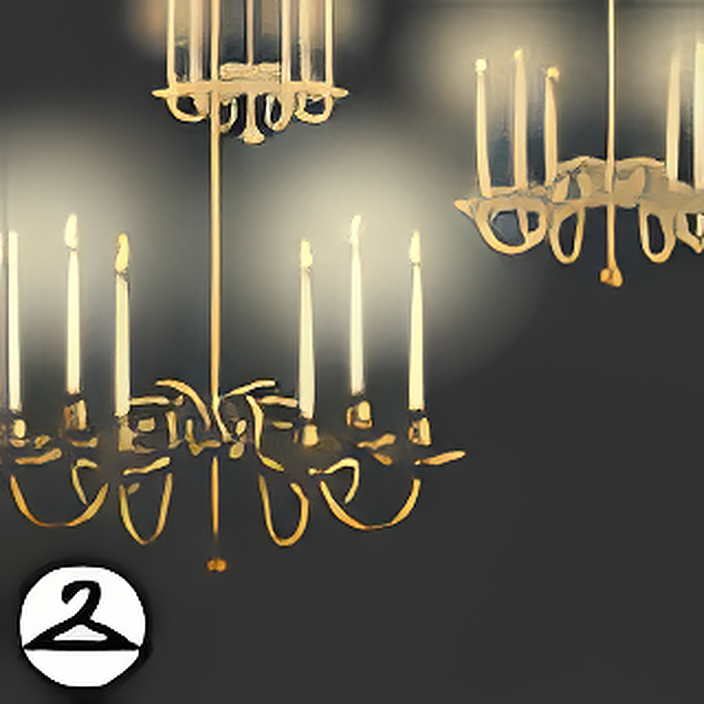 Floating Candelabra Garland