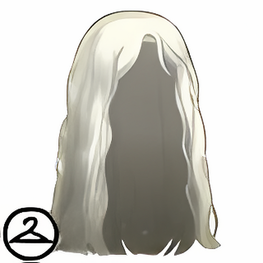 Dyeworks White: Curly Enchanted Forest Green Wig