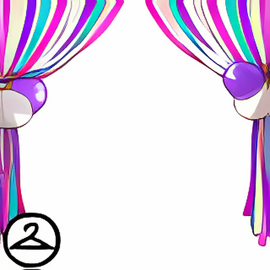 Birthday Streamer Curtains