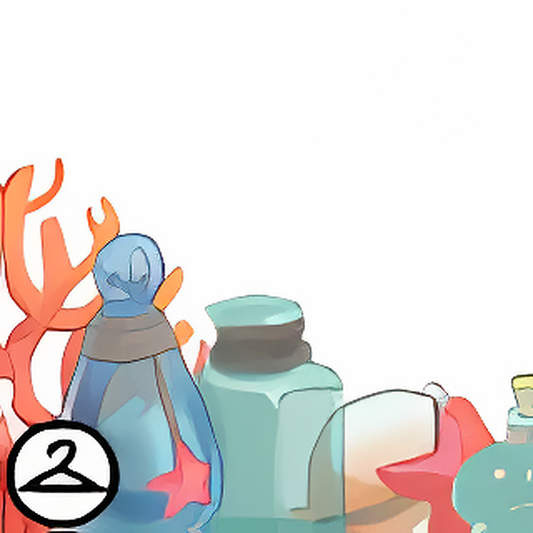 Bottled Beach Finds Foreground