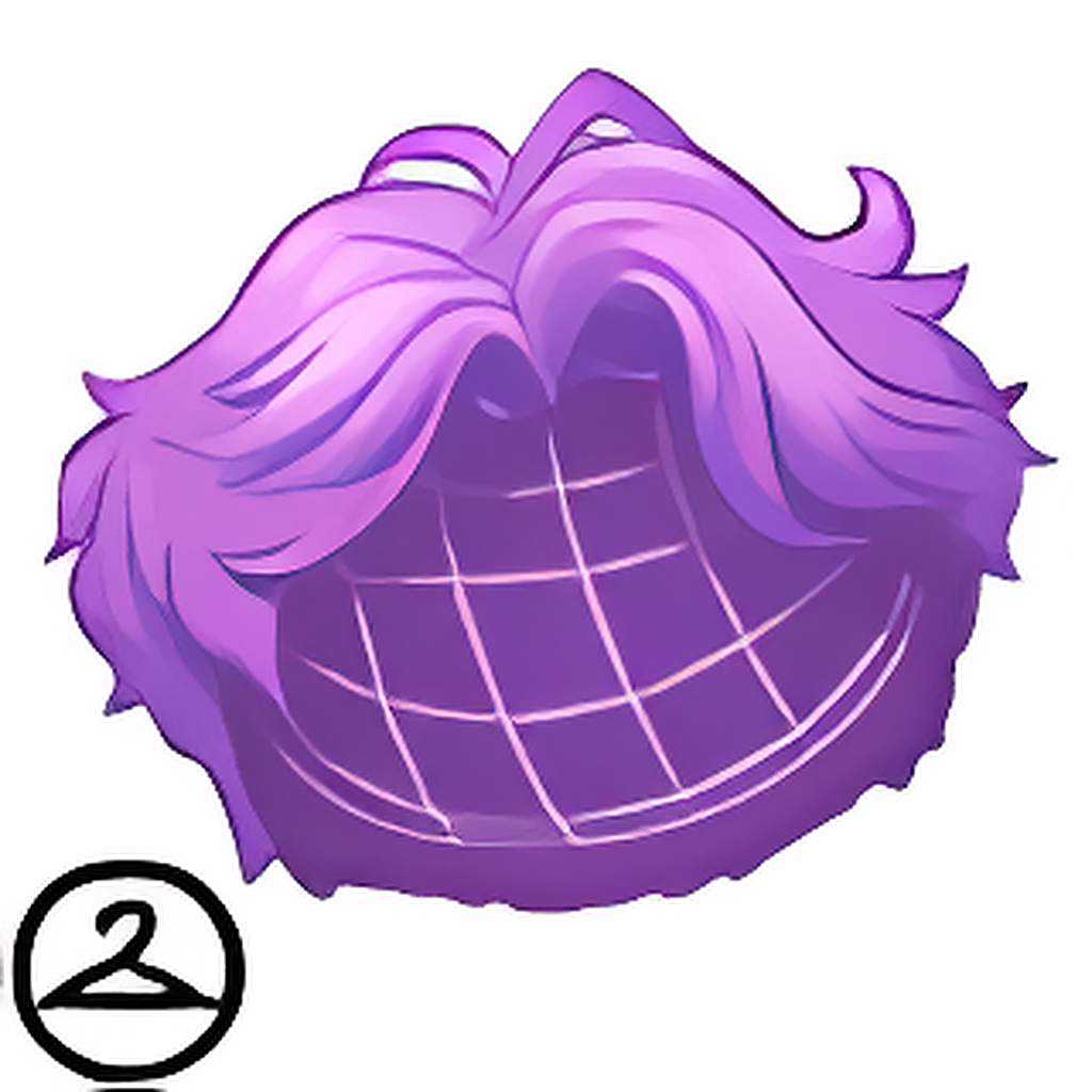 Essential Purple Middle Part Wig