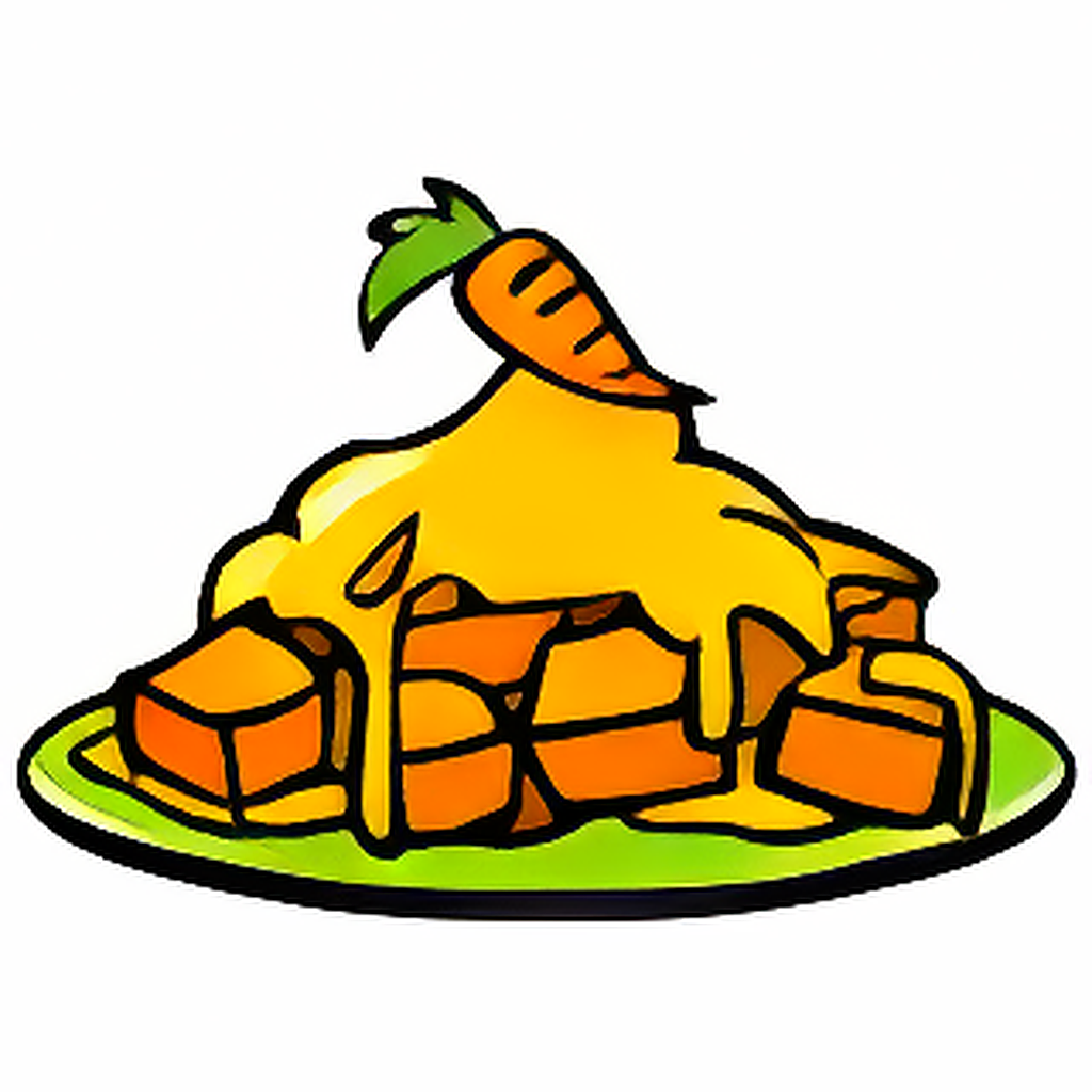 Cheesy Carrot Chunks
