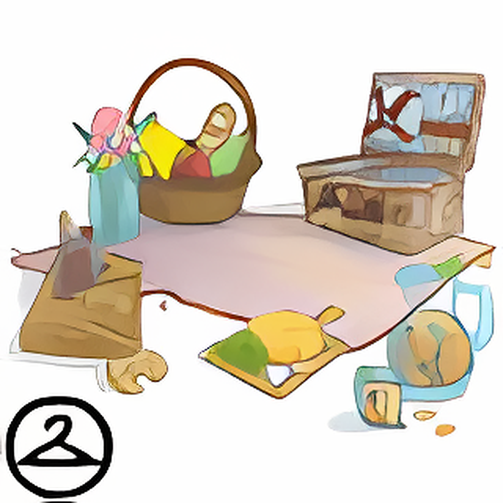 Spring Picnic Set Up
