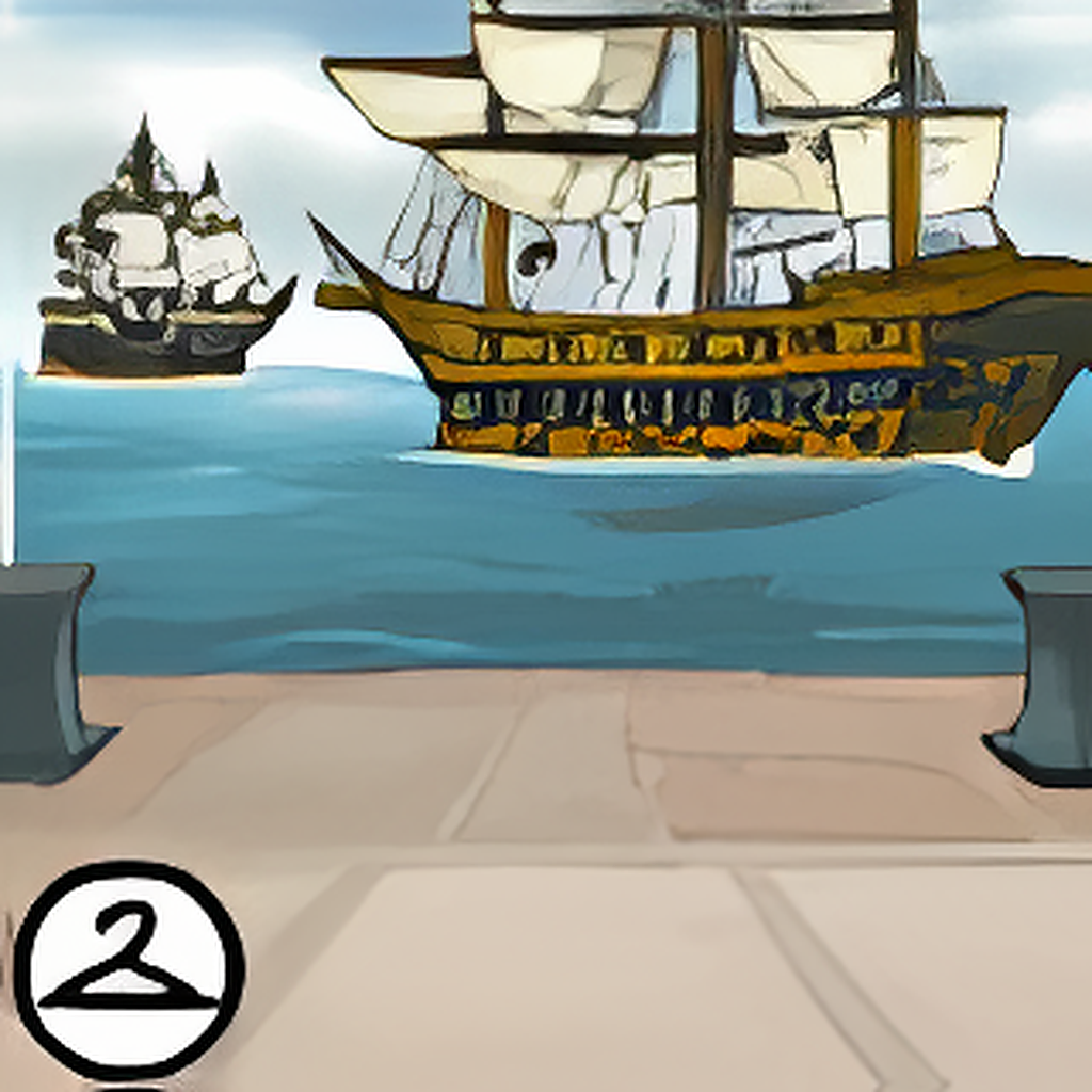Daring Sea Captain Ship Background