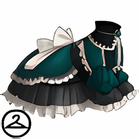 Haunting Antique Moehog Gown
