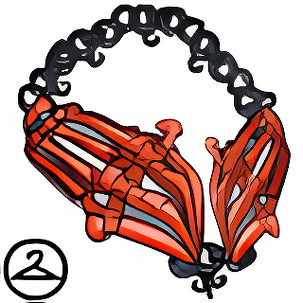 Skeleton Hands Necklace