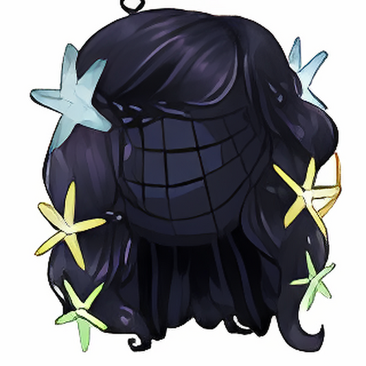 Dyeworks Black: Golden Sea Star Wig