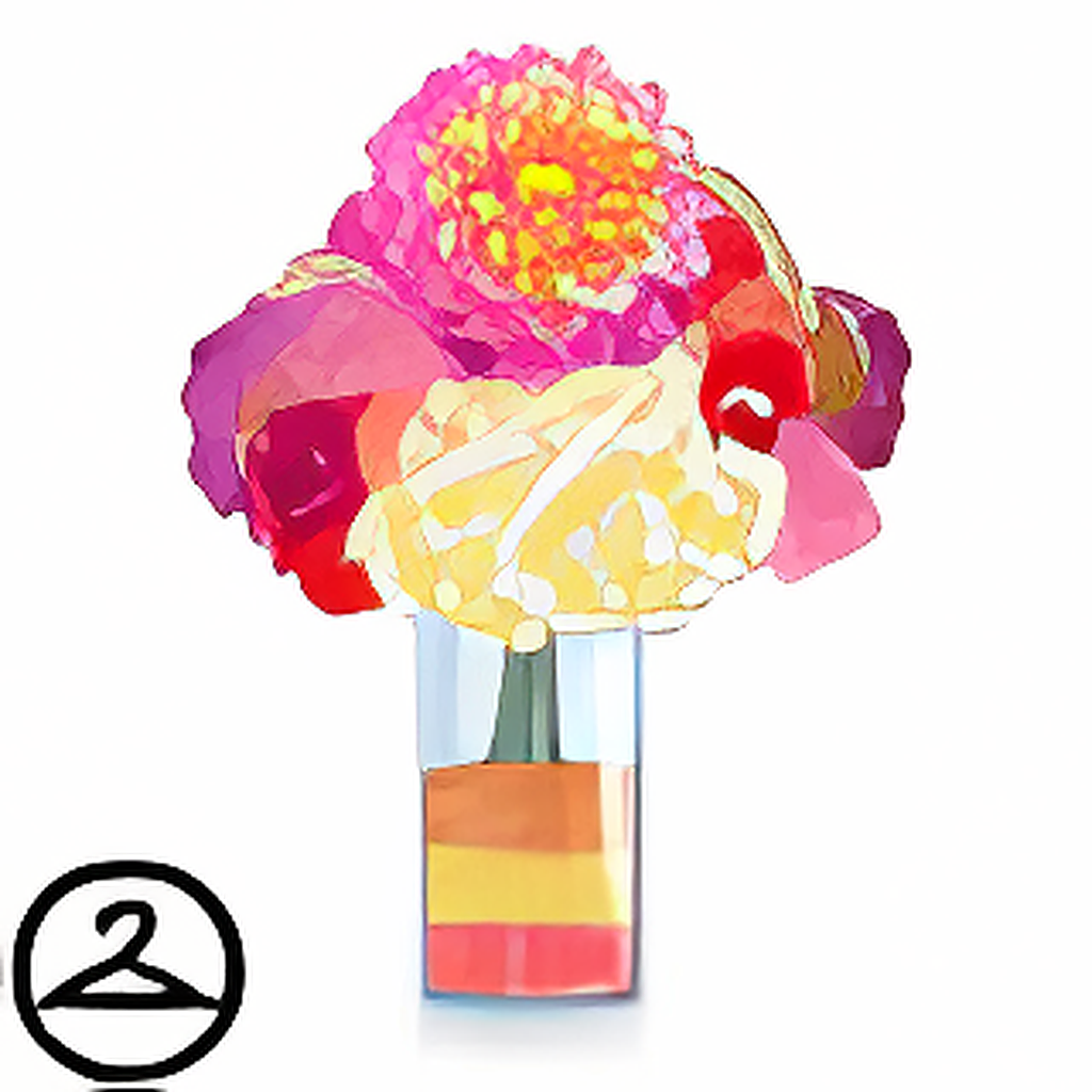 Beaded Vase of Flowers