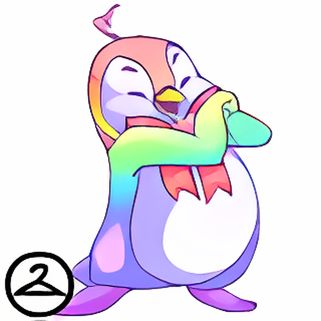 Prismatic Pastel: Adoring Rainbow Bruce