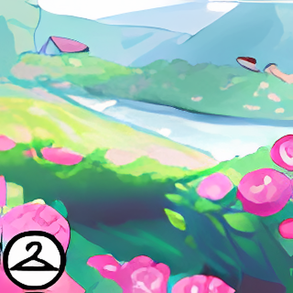 Pink Peony Field Background