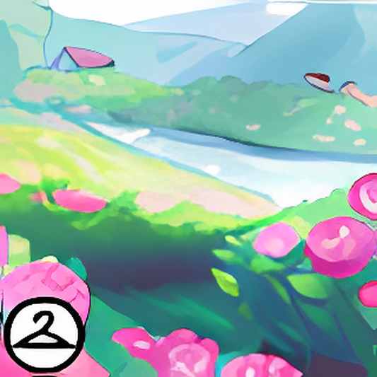 Pink Peony Field Background