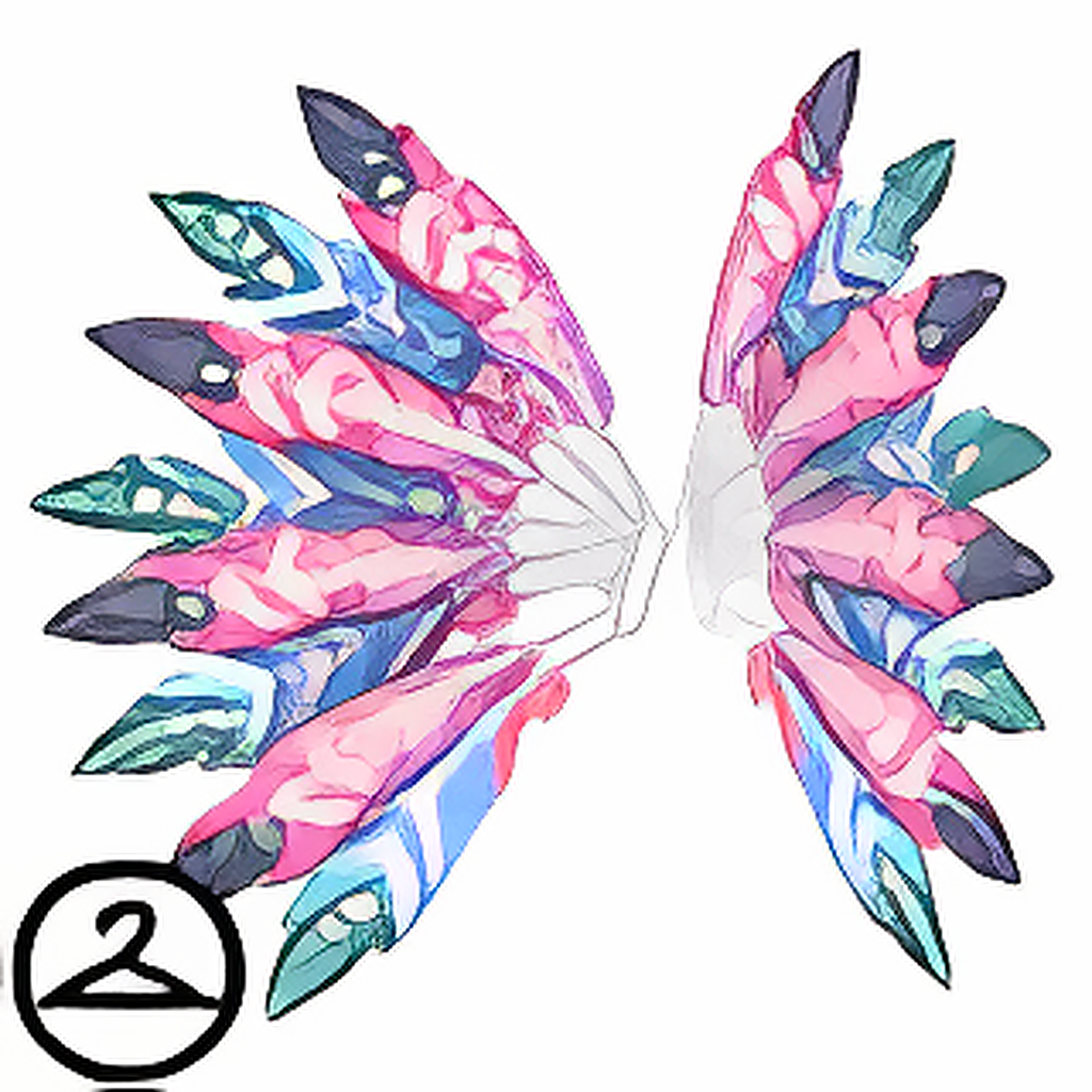 Painted Feather Wings