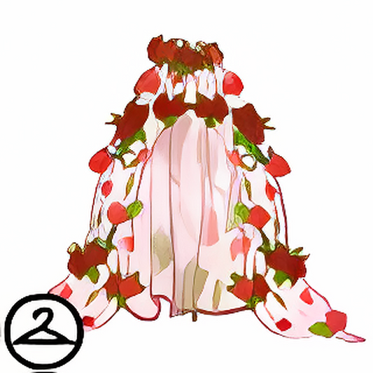 Dyeworks Pastel Pink: Summery Floral Cape