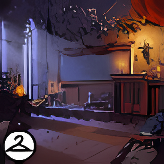 Dark Academia Classroom Background