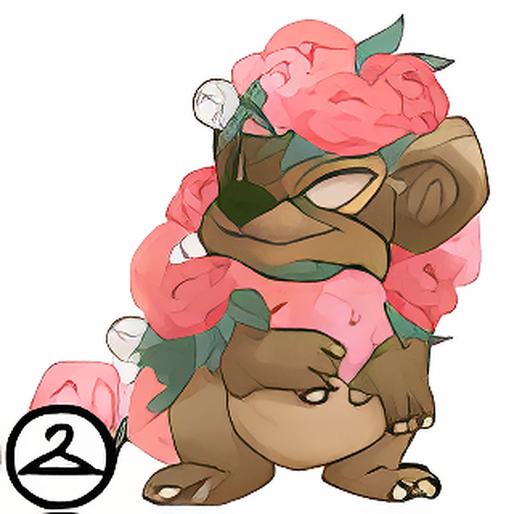 Prismatic Peony: Blooming Woodland Yurble