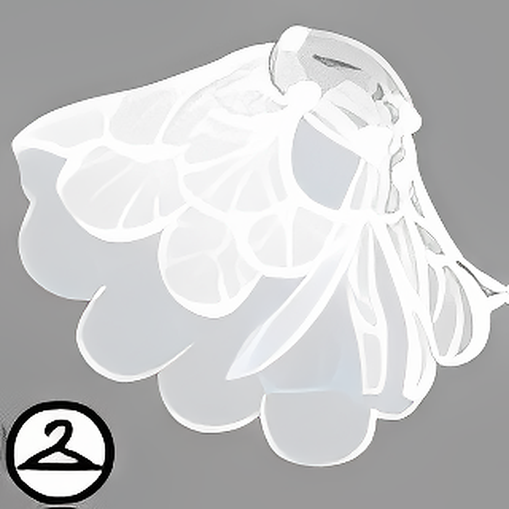 Sheer Scalloped Maraquan Cape