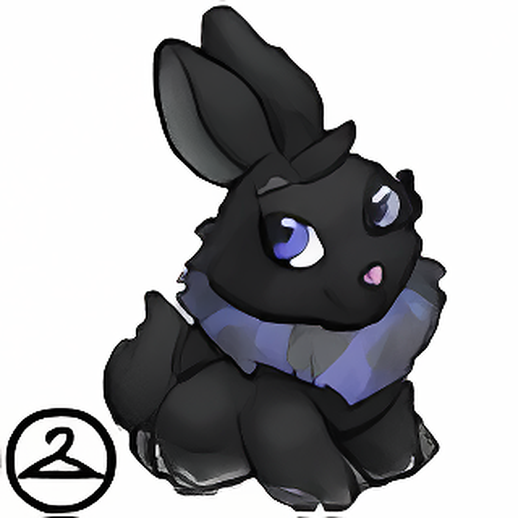 Habbo Hotel Shadow Cybunny