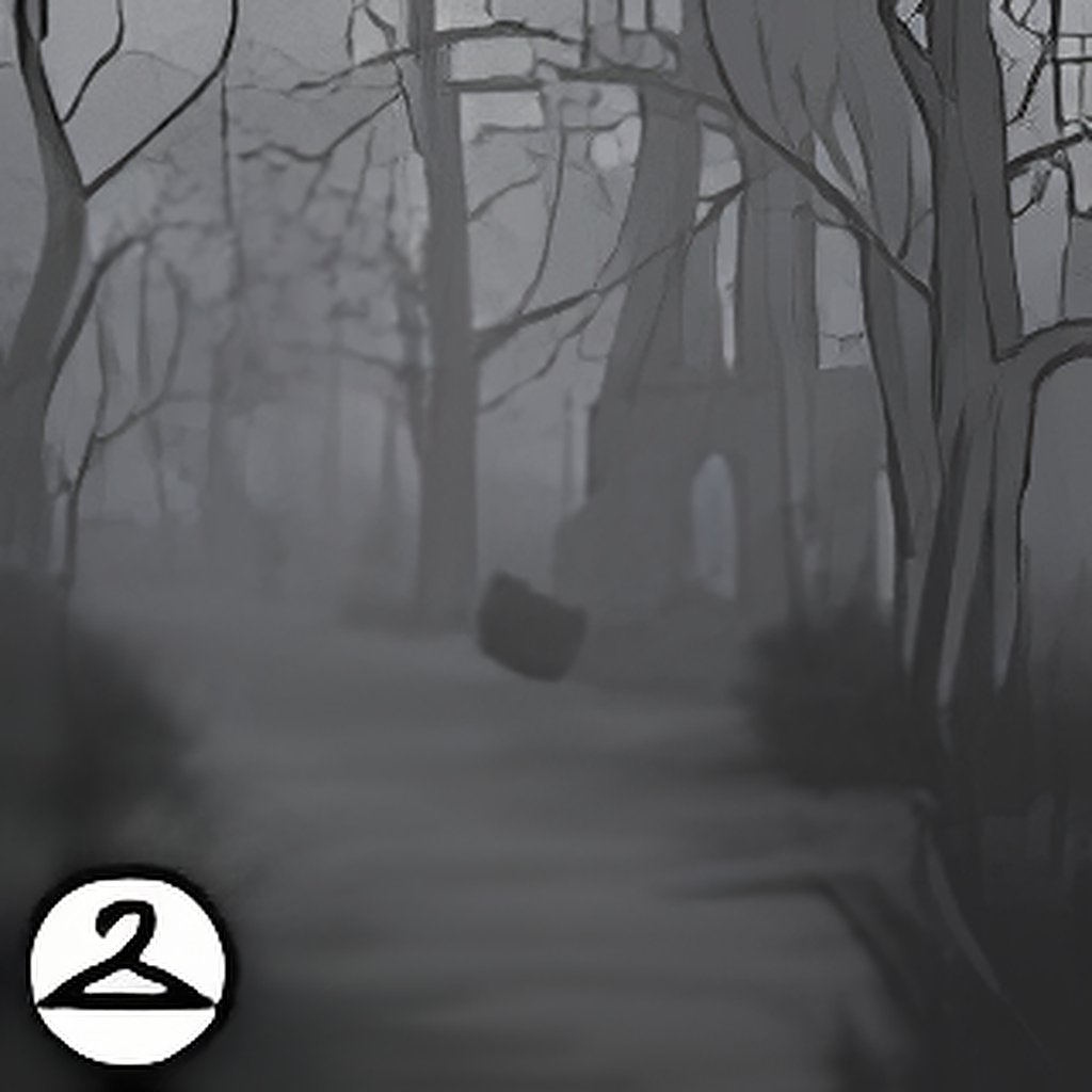 Forest Fog Background
