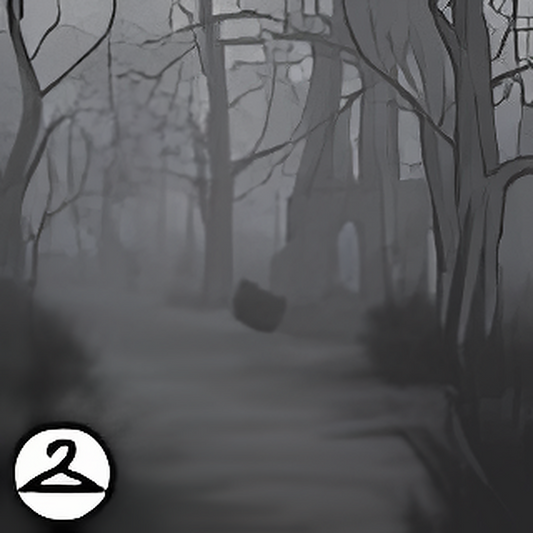 Forest Fog Background