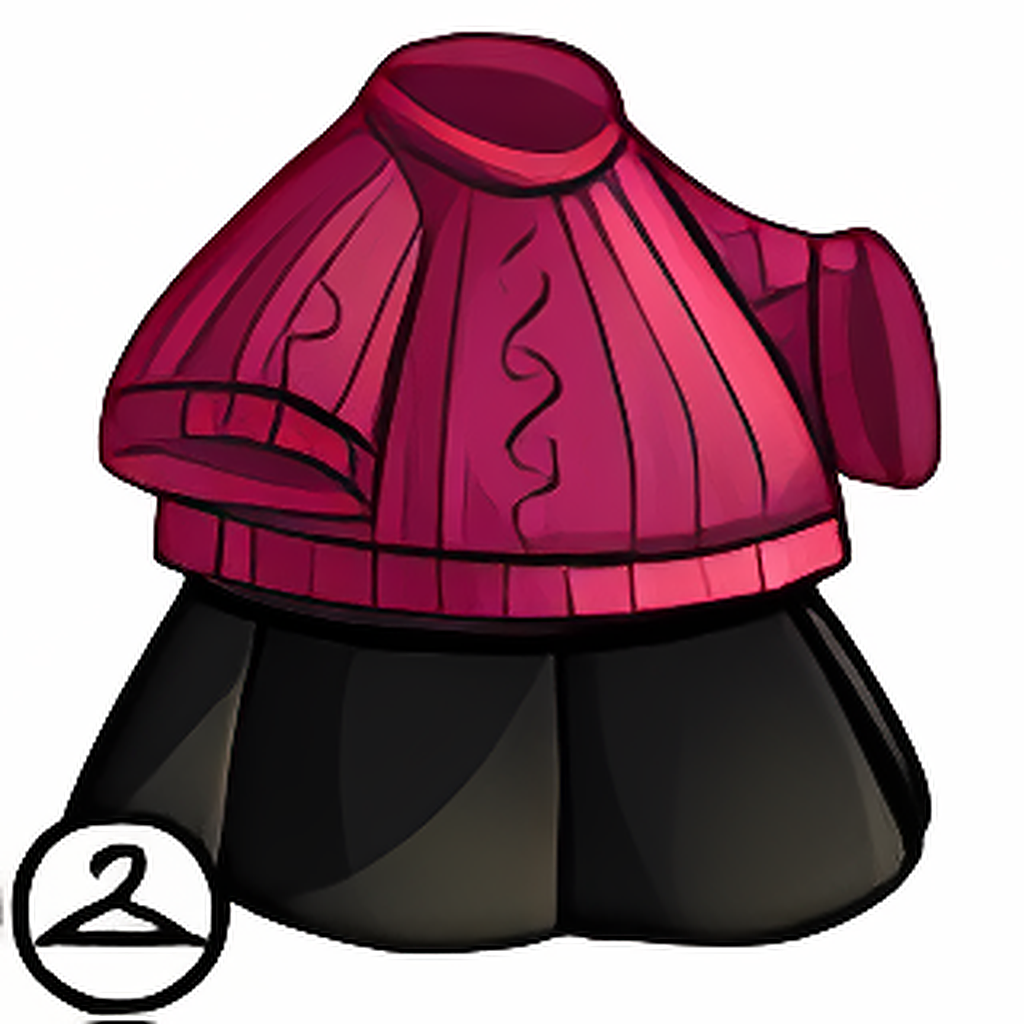 Maroon Sweater & Skirt