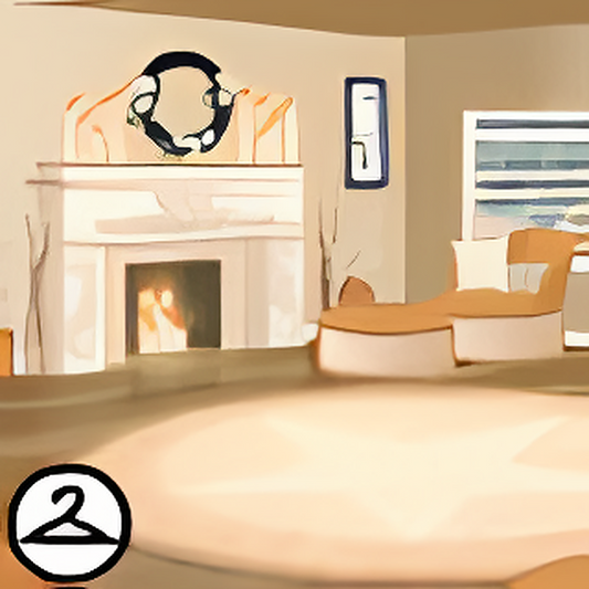 Dyeworks Cream: Fireplace Zen Background