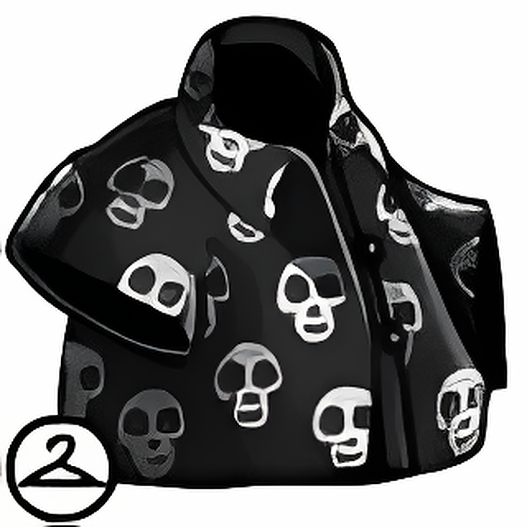Maraquan Skull Print Button Down
