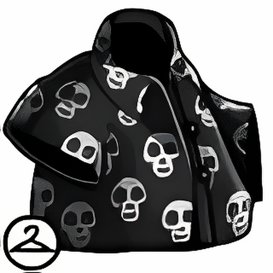 Maraquan Skull Print Button Down