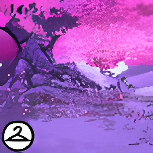 Dyeworks Void Purple: Grand Oak Tree Background