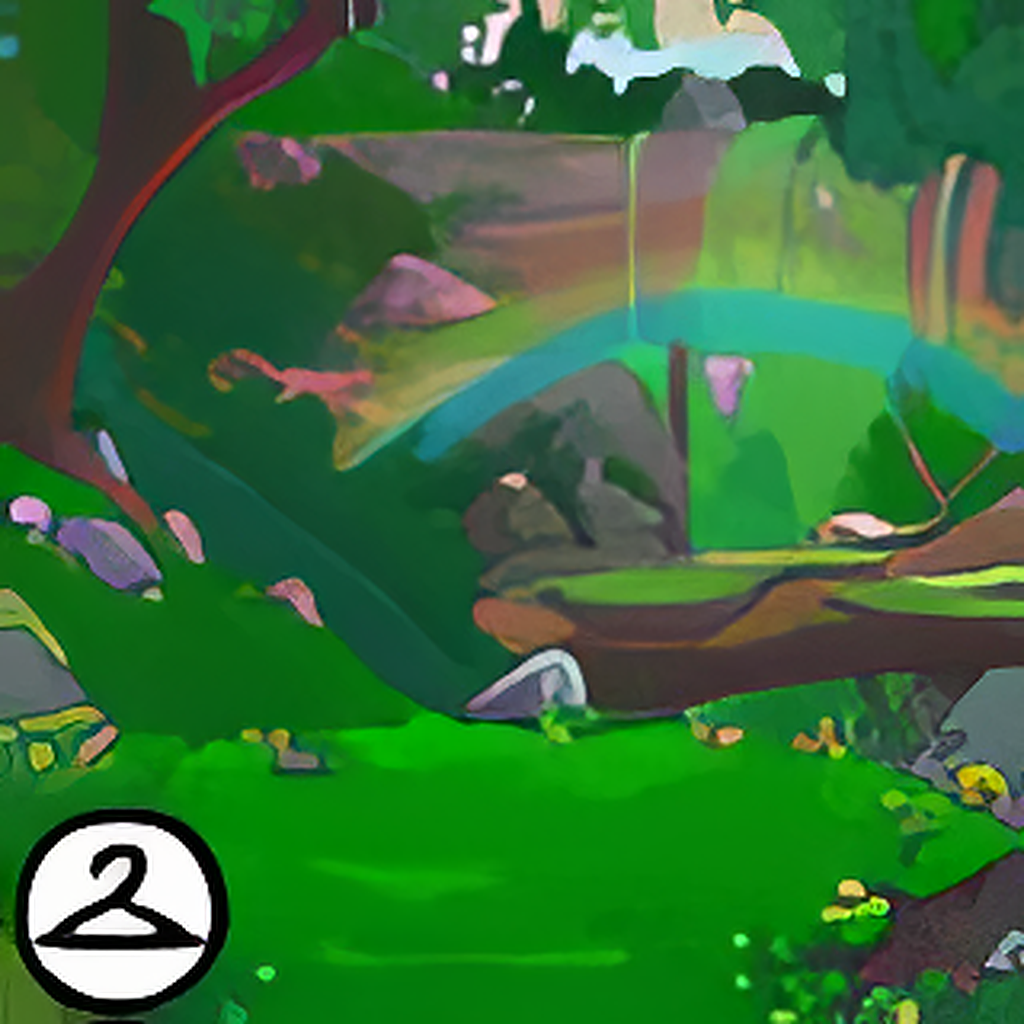 Waterfall of Luck Background