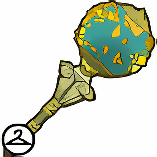 Spinning Neopian Globe Staff